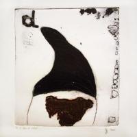 le D - gravure au Carborundum