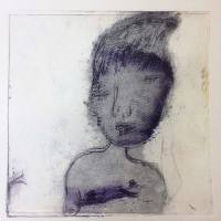 2014 - variante 0 gravure eau forte pointe sèche aquatinte et monotype, Magda Moraczewska