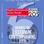 affiche de la journée de l'estampe contemporaine