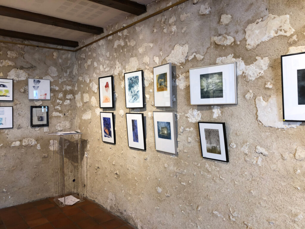 cyanotype et photogravure exposition Montval-sur-Loir travaux Dominique Martigne
