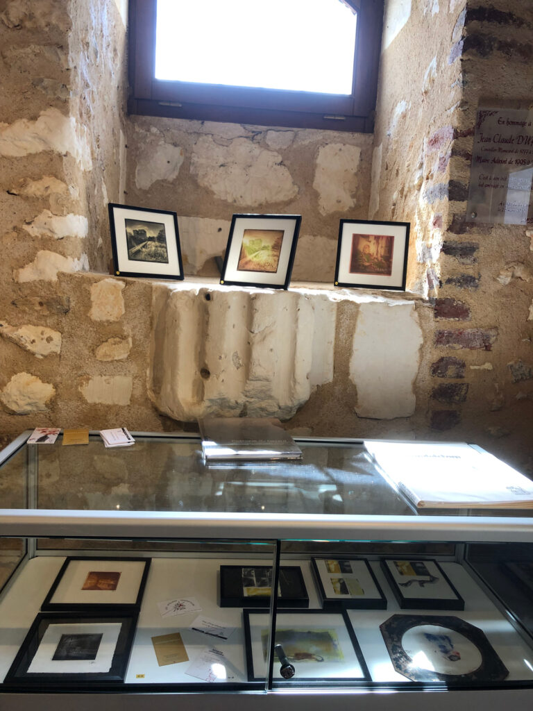 cyanotype et photogravure exposition Montval-sur-Loir